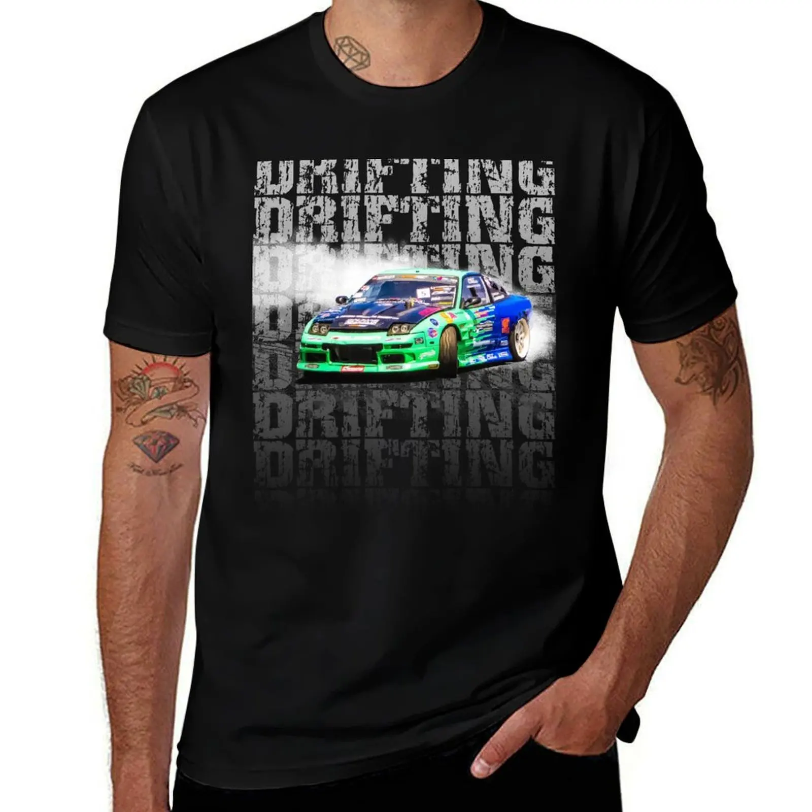 

Drifting Drift Car Design T-Shirt man t shirt luxury t shirt personalised T-Shirt