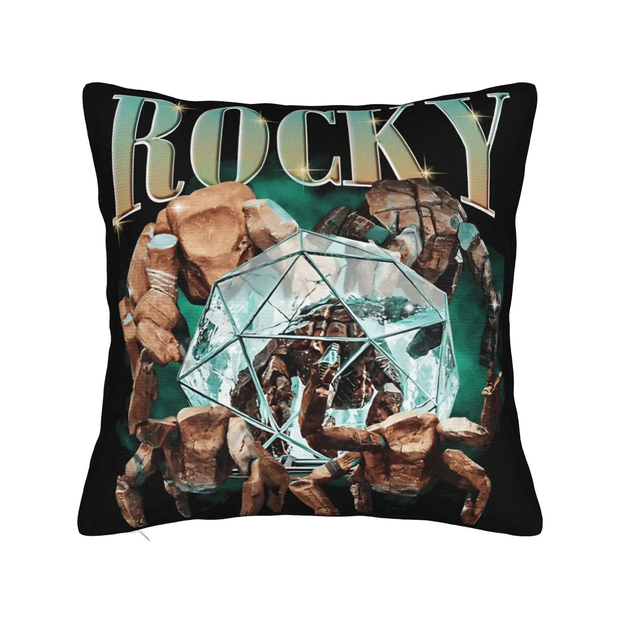 Rocky Project Hail Mary Vintage Pillow Case  Custom Pillow Cover For Couch Sofa Bedroom Novelty Pillowcases