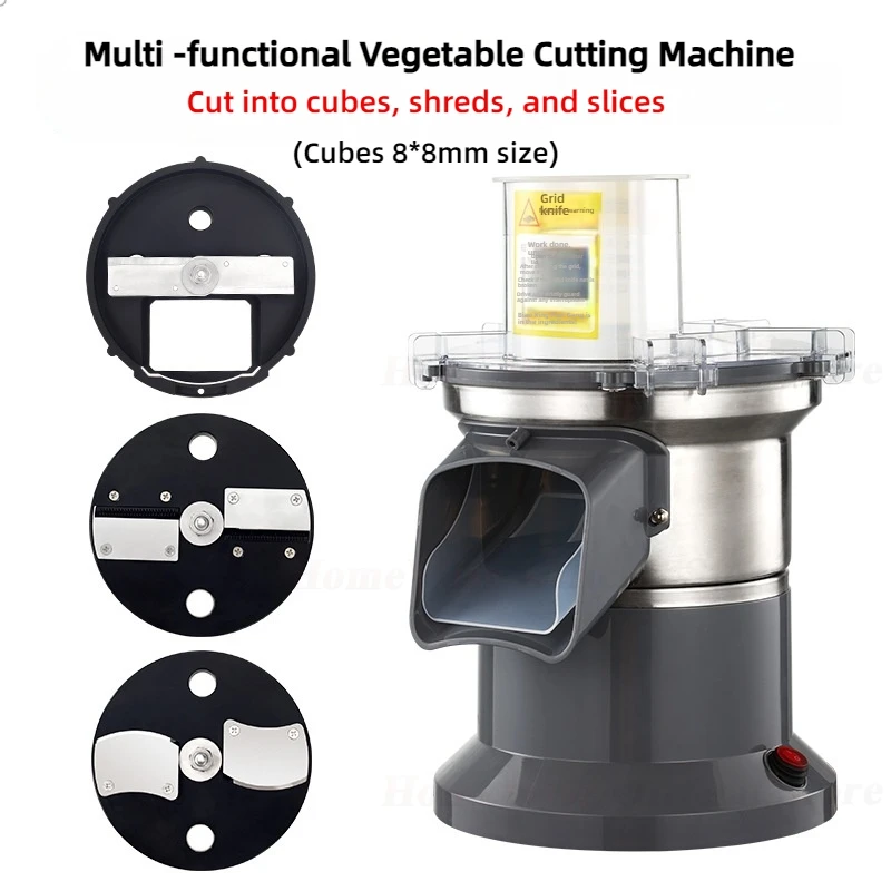 

HomeWise MX2 Commercial Multi-function Vegetable Cutter Cutting into Cubes Slices and Shreds Maker both hard and soft Cutter