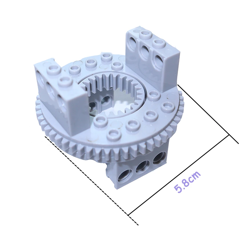 Parti High-Tech 28 56 giradischi a 60 denti 18938 18939 48452 50163 99009 99010 2855 2856 MOC parti tecniche mattoni da costruzione