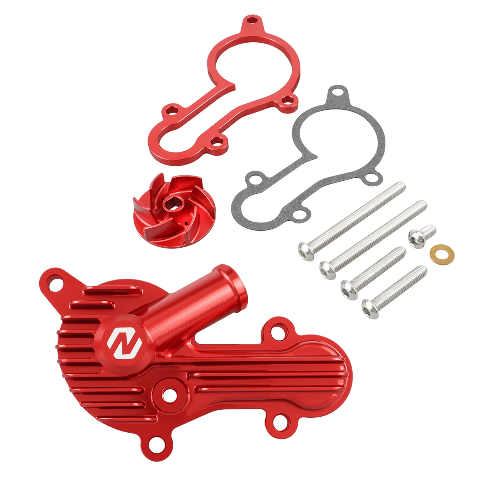 

NICECNC Water Pump Cooler Impeller Spacer & Water Pump Cover For Beta RR 250 300 2013-2024 250 300 XTrainer 2015-2024 Motorcycle