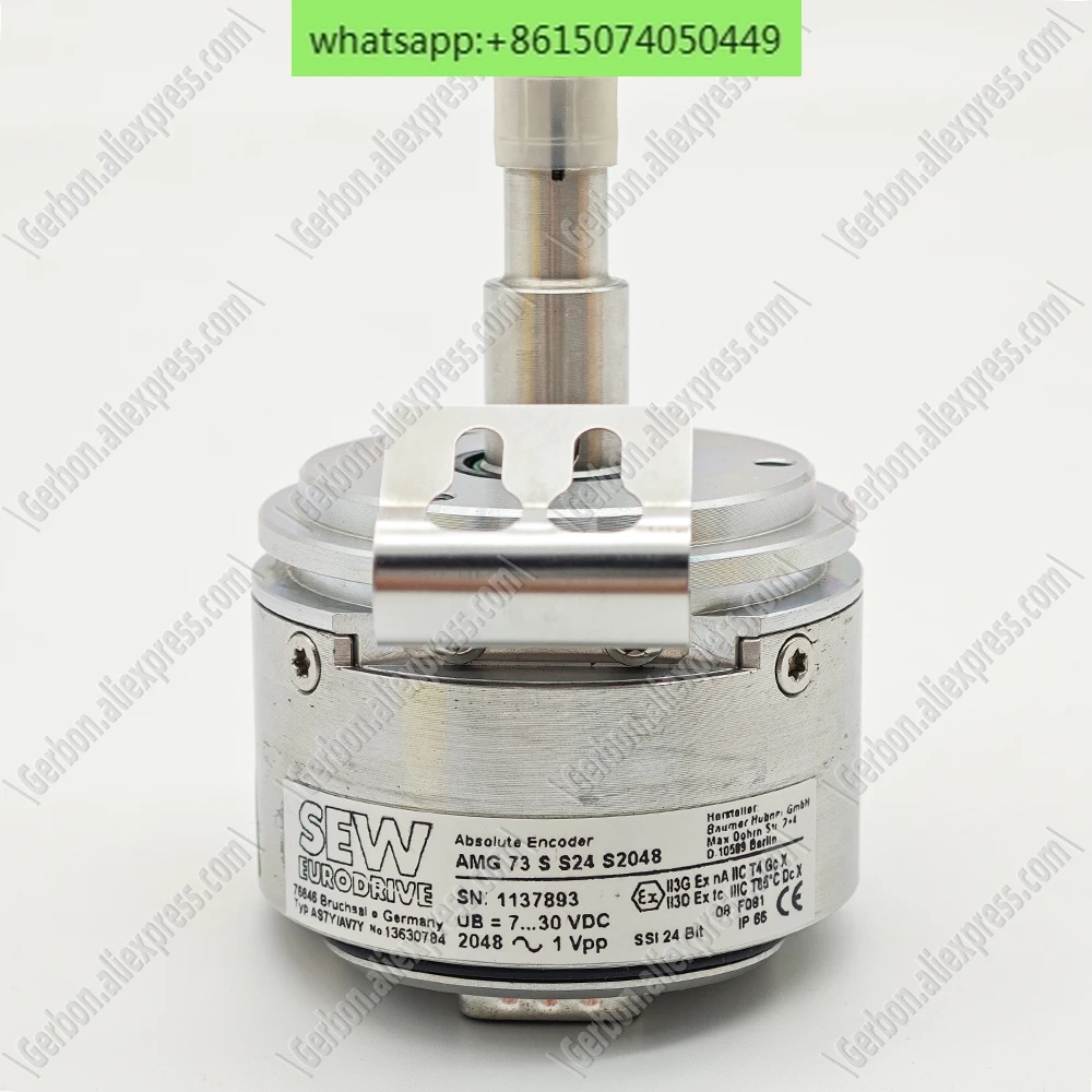 Оригинальный новый абсолютный энкодер Baumer 73 S S24 S2048 AMG73SS24S2048 Eurodrive AS7Y AV7Y, номер детали 13630784 Оригинальный новый абсолютный энкодер Baumer 73 S S24 S2048 AMG73SS24S2048 Eurodrive AS7Y AV7Y, номер детали 13630784