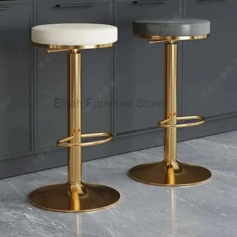 

Home Lift Rotating Bar Chair Nordic Minimalist Luxury Chair Bar Front Desk Furniture Silla Bar