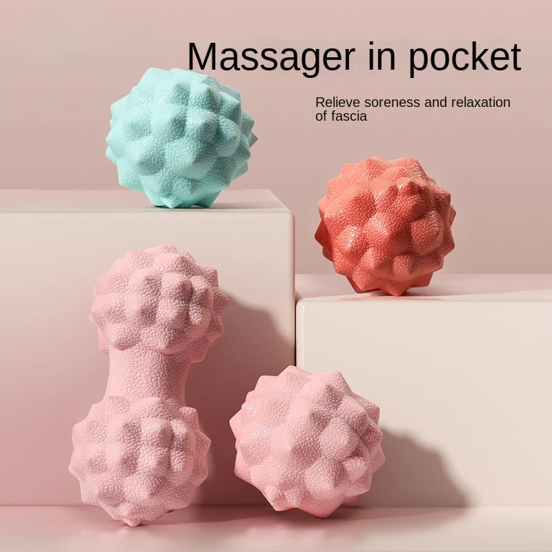 Faszienball Fußmassageball Nackenmembran Erdnussball Sohle Muskelentspannung zur Linderung von Müdigkeit Yoga Arch Back Faszienmassagegerät