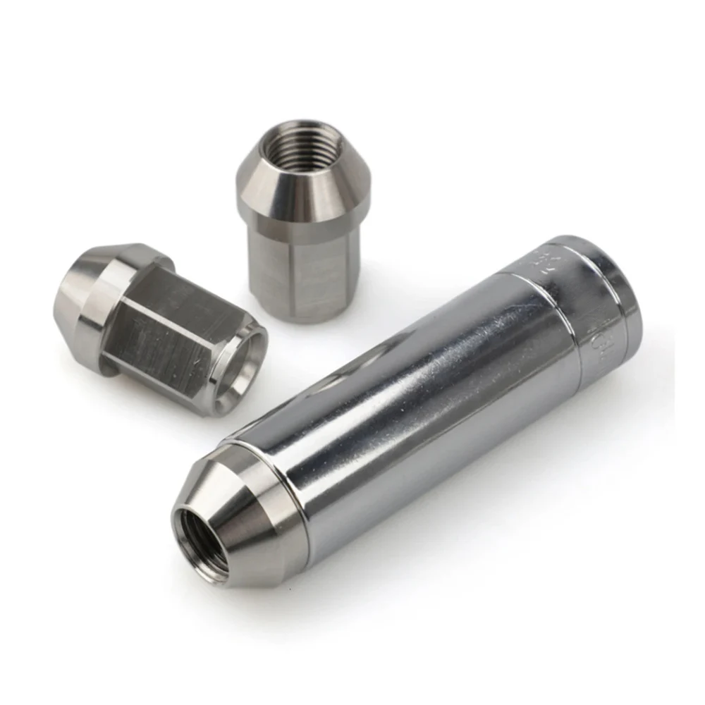 Set of 20 Wheel Nuts Hex 19mm Length 35mm M12*1.5 Stainless Steel Lug Nuts Auto  Replacement Parts