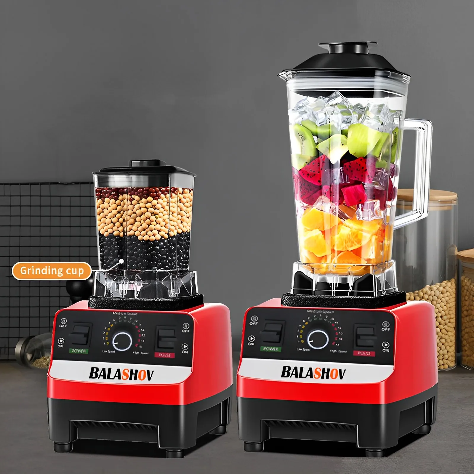 2000W Stationaire Blender Zware Commerciële Mixer Ijs Smoothies Apparaten Voor Keuken Professionele High Power Food Processor