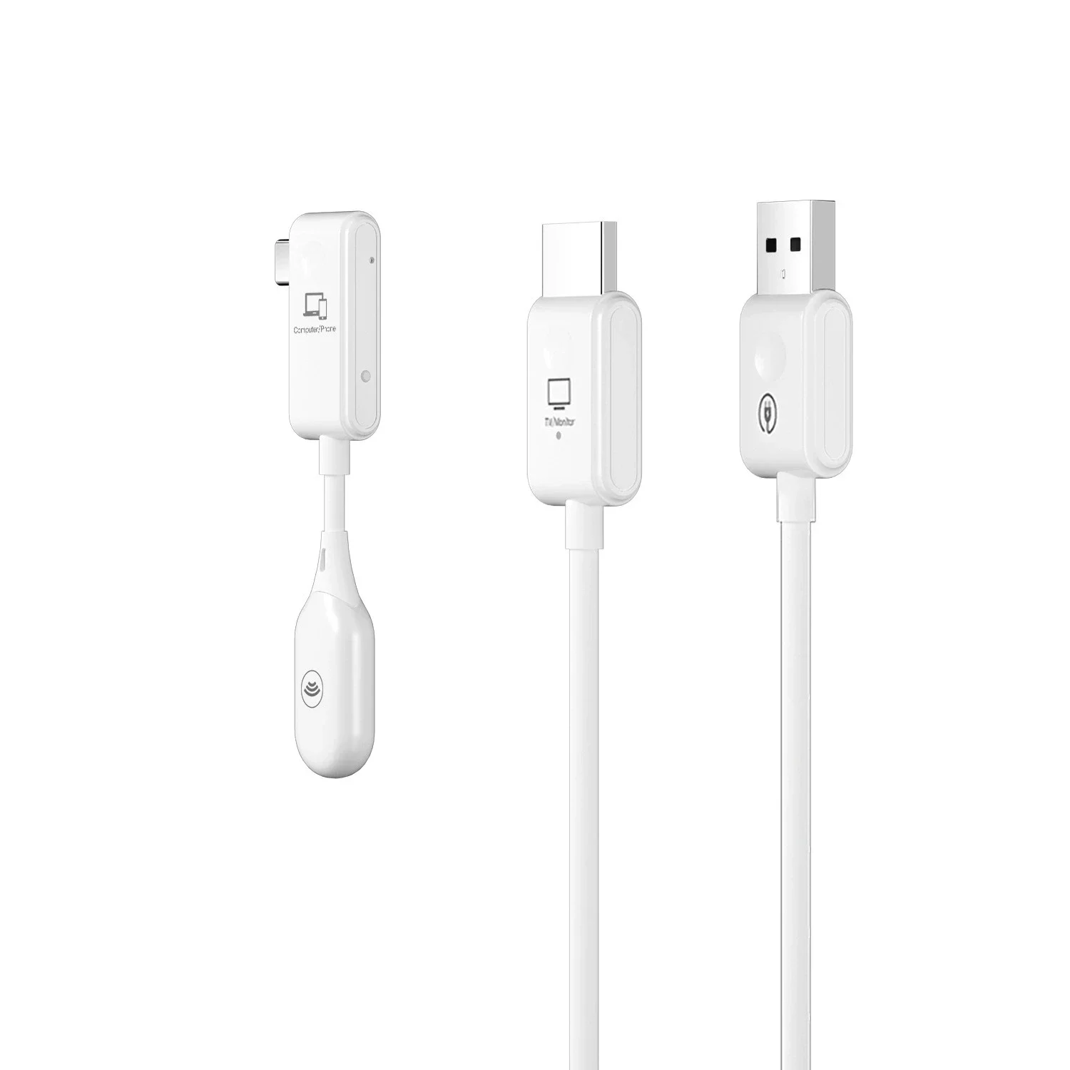 Type C Wireless HDMI Video Transmitter Receiver Extender Cable Display Adapter for Iphone 15 16 Phone Laptop PC To TV Projector