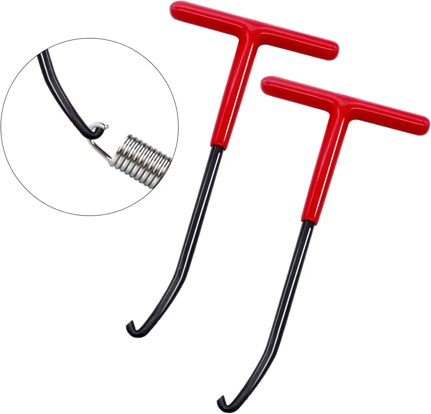 Motorcycle Exhaust Spring Hook T Shaped Handle Exhaust Pipe Spring Puller Installer Hooks Repair Tool for Springs Removal