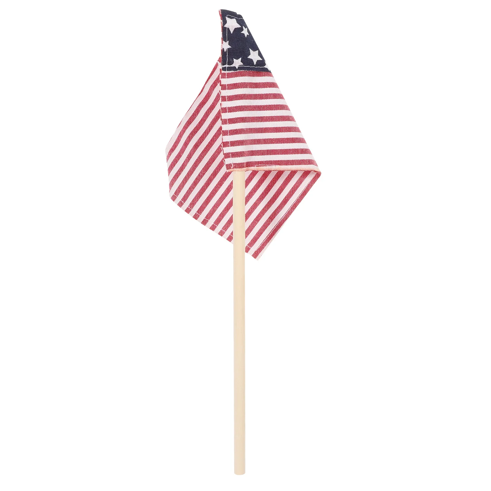 

American Independence Day Handheld Flag Tear Resistant Small Usa Flag on Stick Ideal for Garden Patio Party Decoration