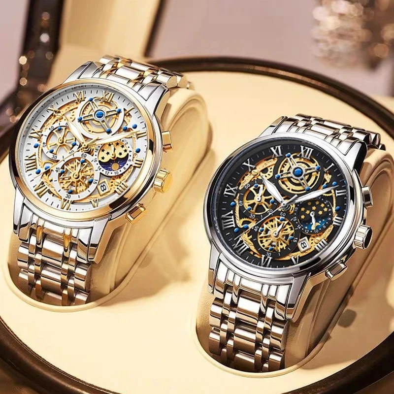 Top Brand LIGE Men Watch  Big Sports Quartz Mens Watches Waterproof Chronograph Wristwatch Men Relogio Masculino For  Men