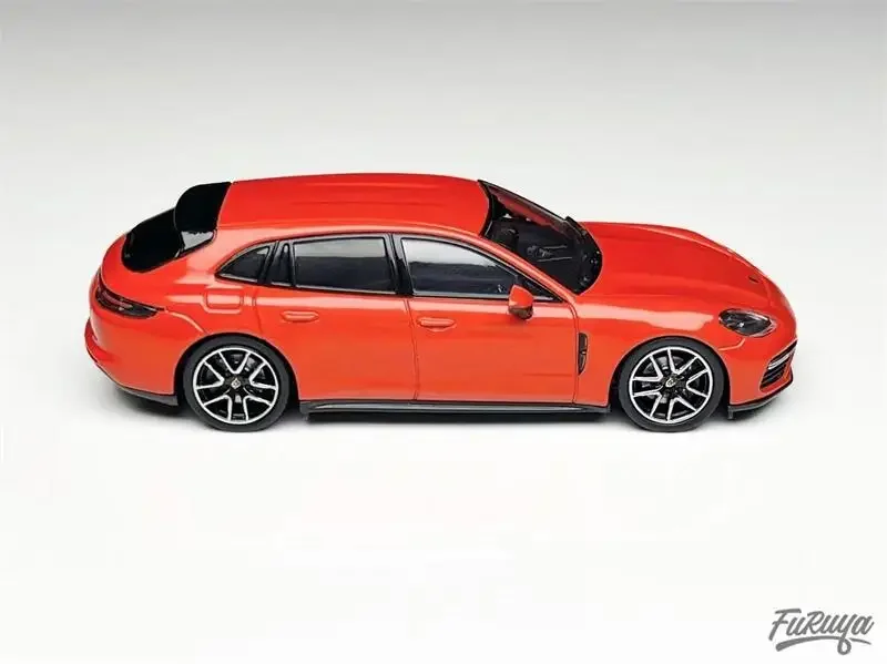Furuya 1:64 Panamera Shooting Brake Orange Diecast Model Car