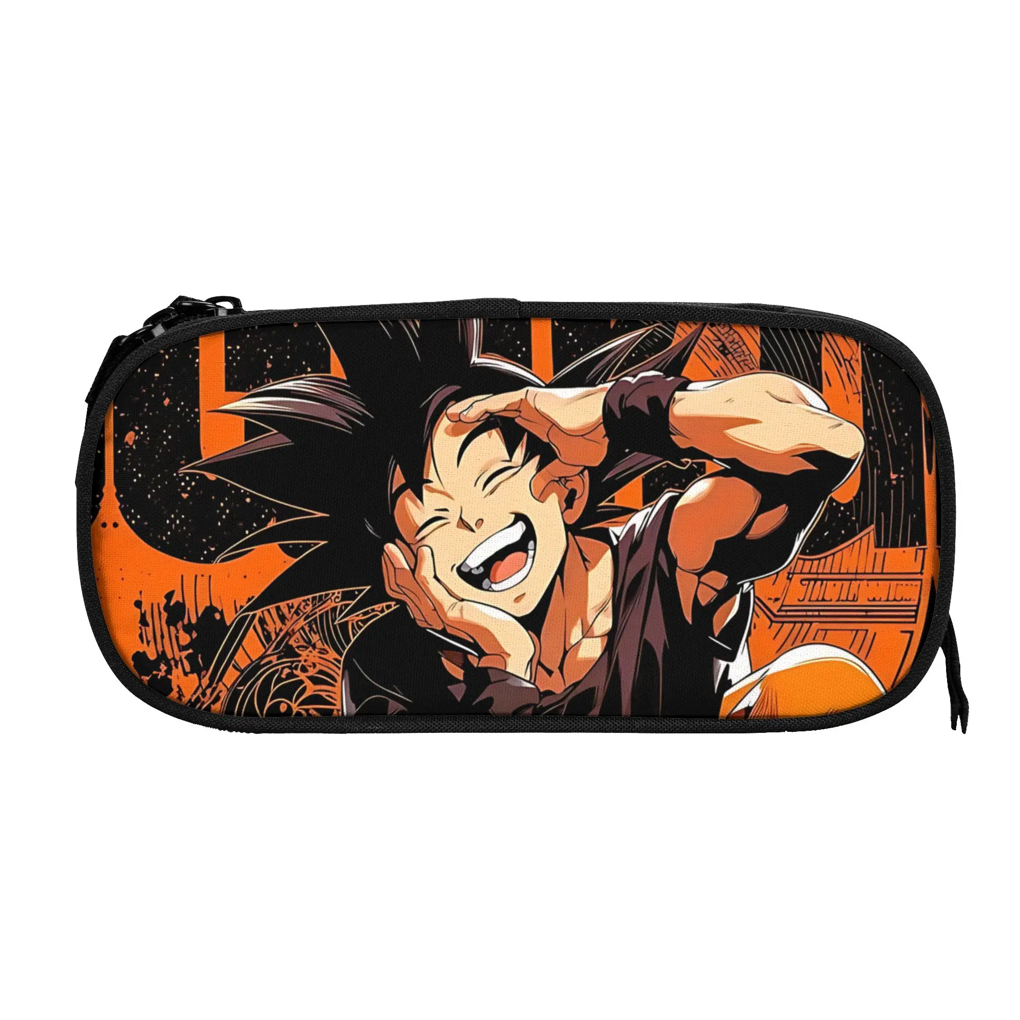 Custom Dragon Ball Super Saiyan Goku Large Capacity Bags for Child  School Pencil Bag for Boys Gilrs Kids
