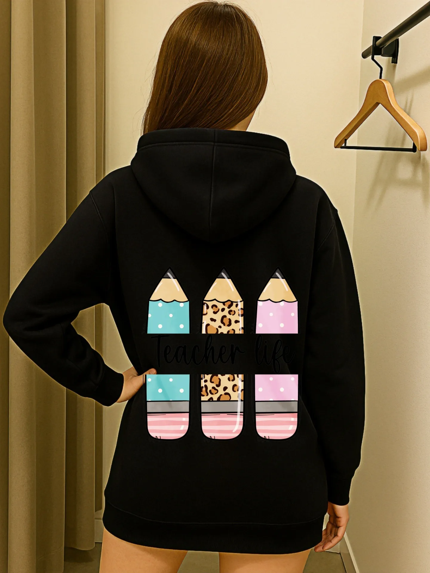 هوديي برسومات جرافيك، طباعة كرتونية ديفي جونز، ملابس الشارع الجمالية، قماش ناعم، ملابس يومية غير رسمية، للشباب #2