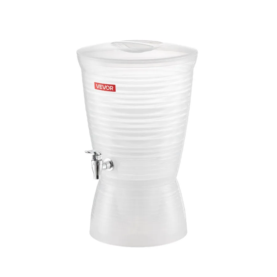 

Drink Dispenser 2.64 Gal Beverage Dispenser for Parties Plastic with Spigot