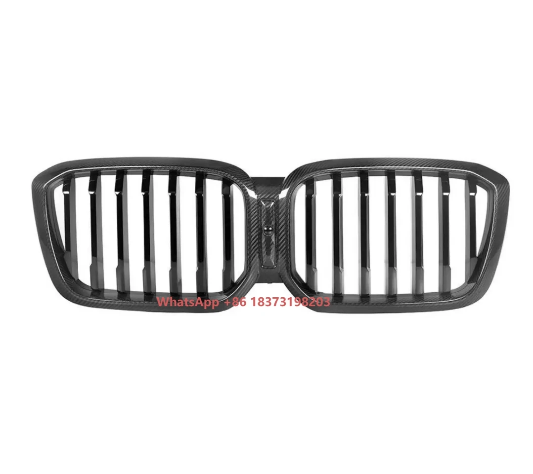 

Carbon Fiber Look Front Bumper Grille Automotive Parts for X3 X4 G01 G02 Lci