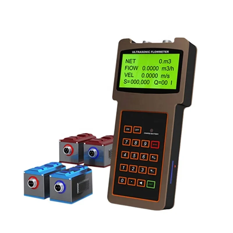 handhold ultrasonic flow meter  handheld battery powered ultrasonic flow instrument cam-3000h handheld