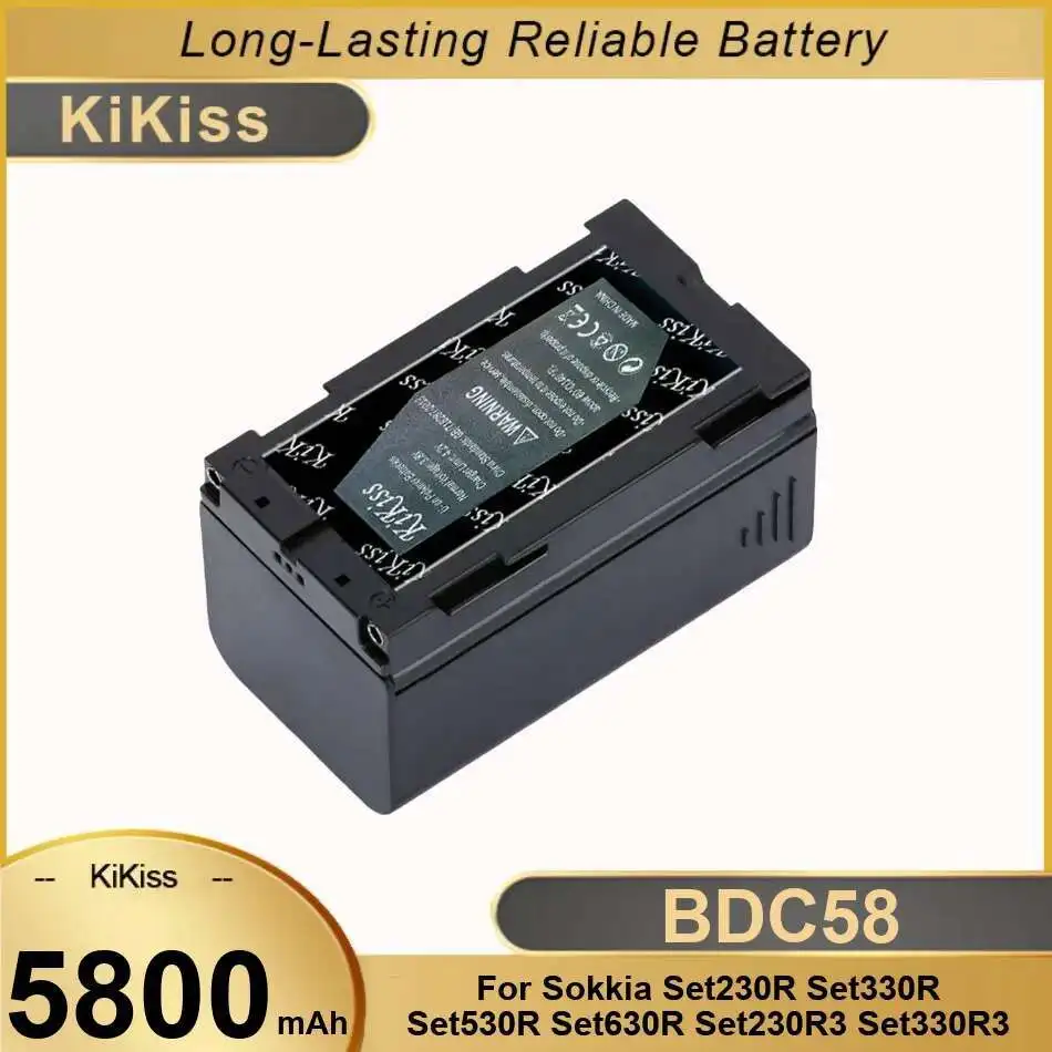 

High Compatibility 5800Mah BDC58 Total Station Battery For Sokkia SET230R SET330R SET530R SET630R SET230R3 SET330R3