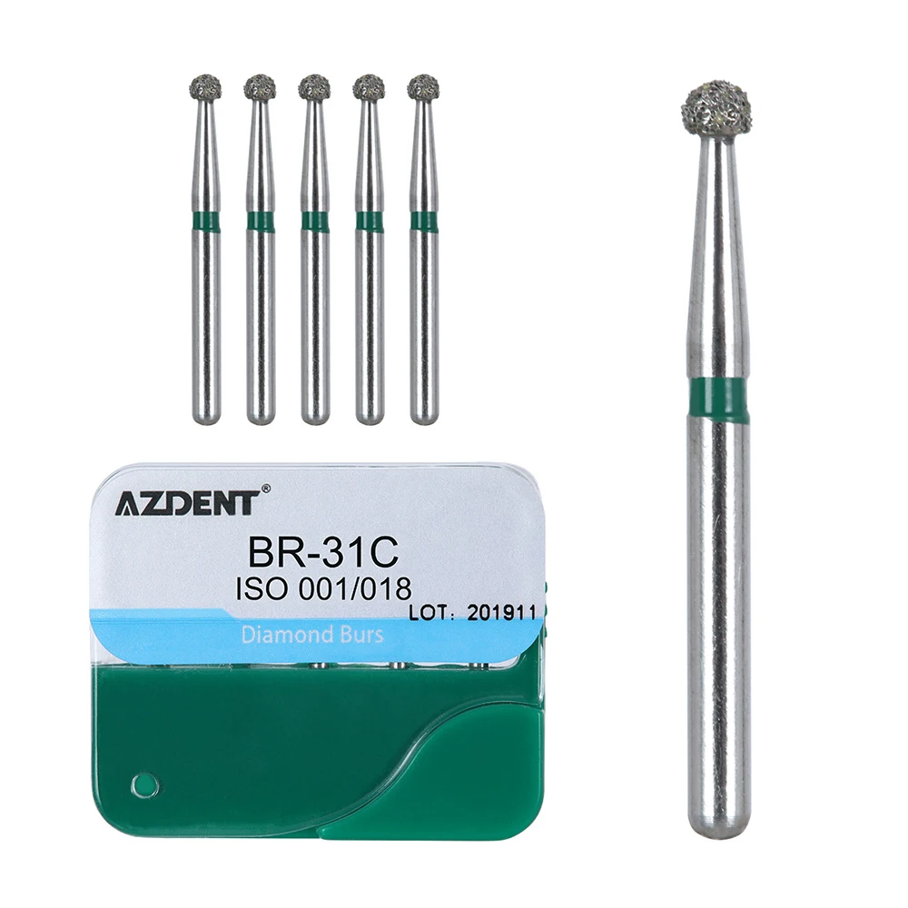 20 Boxen AZDENT Dental Diamantbohrer FG 1,6 mm für Hochgeschwindigkeits-Handstücke, mittlere Polierbohrer, Laborinstrumente, Zahnarztwerkzeuge – Detail 26