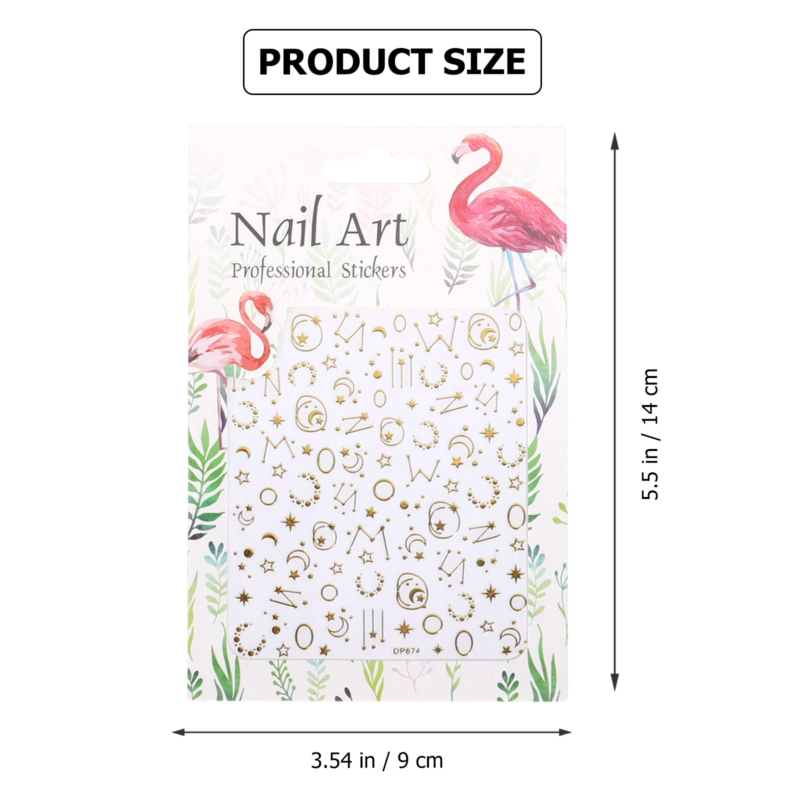 

10 Sheets Nail Stickers Art Decoration Sliders Moon Decals for Nails Women