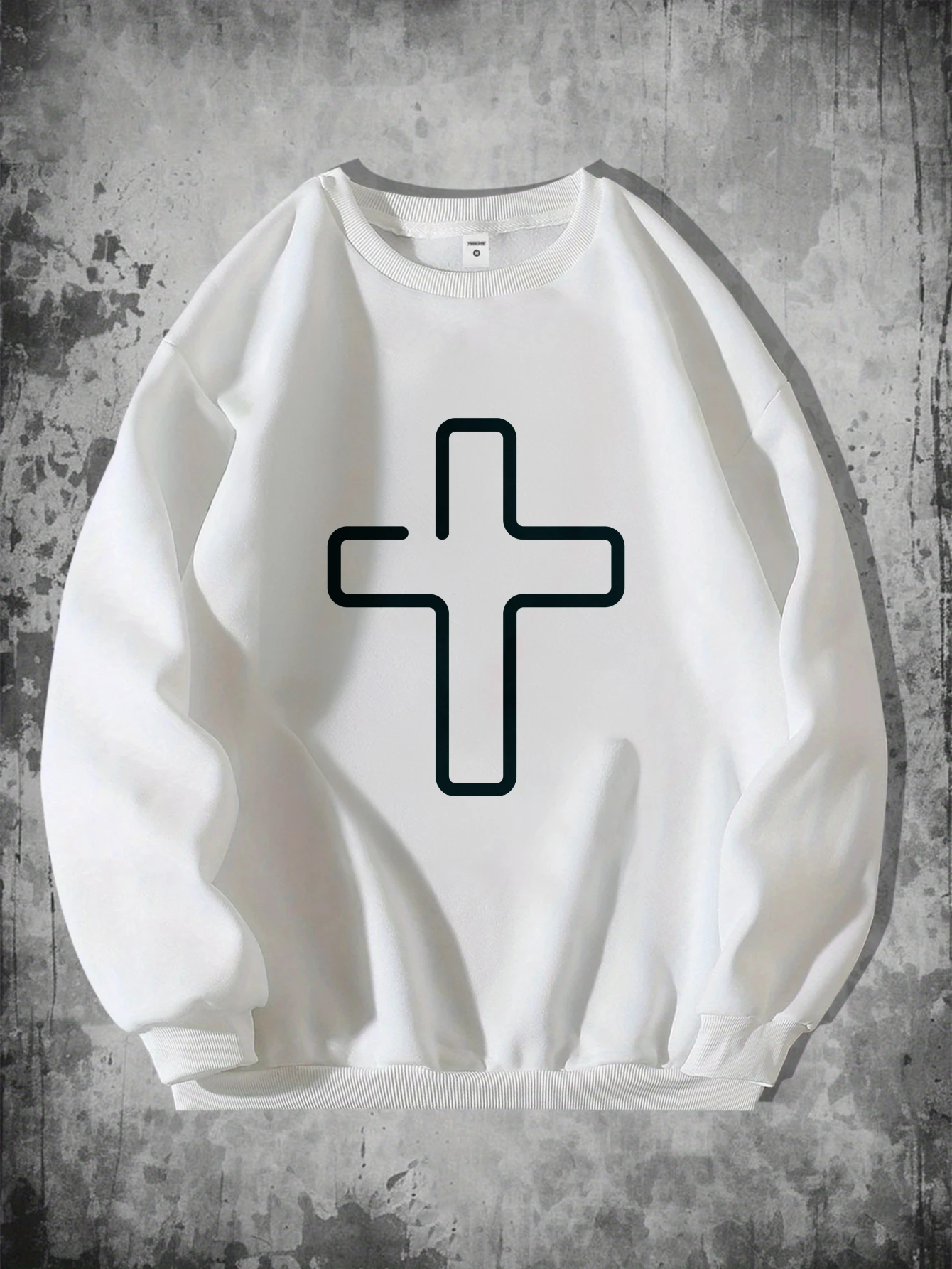 

Толстовки для мужчин, роскошные дышащие осенние толстовки с длинными рукавами, черный хрест с принтом и графическим принтом, мужской винтажный спортивный пуловер