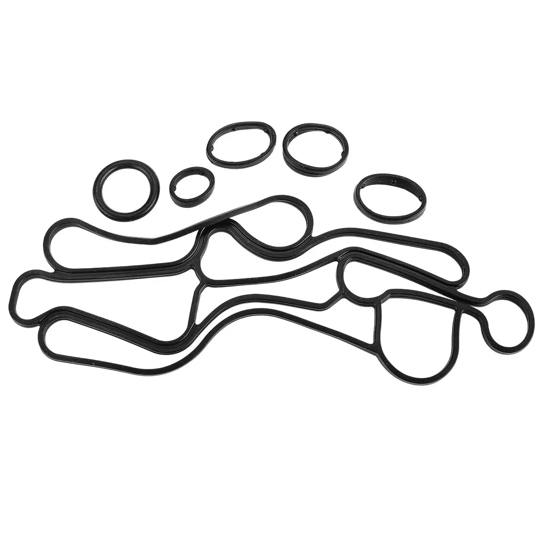 LR040738 LR013149 LR124259 Engine Oil Cooler Gasket with O-rings Set fit for Land Rover Range Rover Sport Discovery LR4