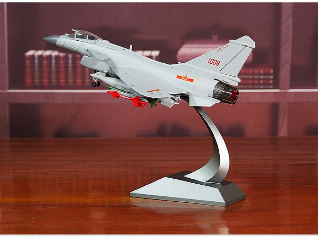 

Souvenir 1:48 Scale J-10C fighter jet model aircraft Home decor collectible die cast metal display gift for aviation enthusiasts