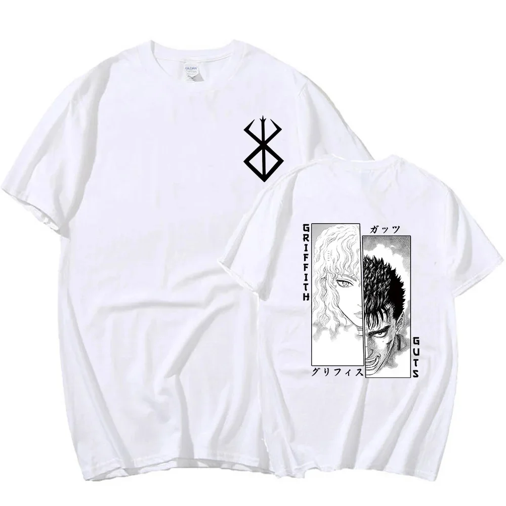 2026 New Style Berserk Pure Cotton High Quality Adult Men T-shirt Designer Male Tee 2000s Clothes