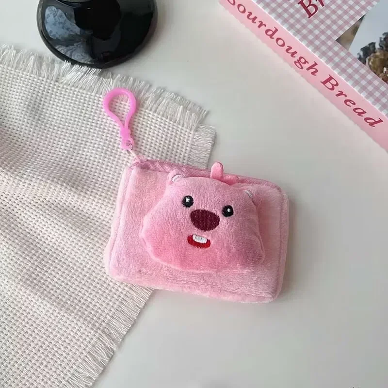 Kawaii Loopy Coin Purse Plush Pendant Cute Cartoon Earphone Storage Bag Cartoon Pendant Gift Toy Anime Accessories