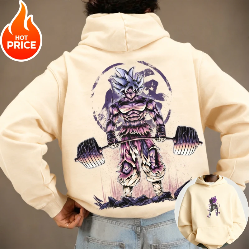 

Saiyan Dragon Ball Son Goku Harajuku Streetwear Autumn Men Vintage Hoodie Winter Women Oversized Hooded Sweatshirt Long Sleeve