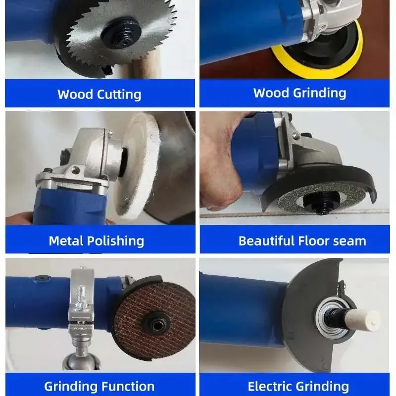 Mini Electric Angle Grinder 220V 75mm Polishing Machine Cutting Polisher Grinding Cutting Polishing Tool