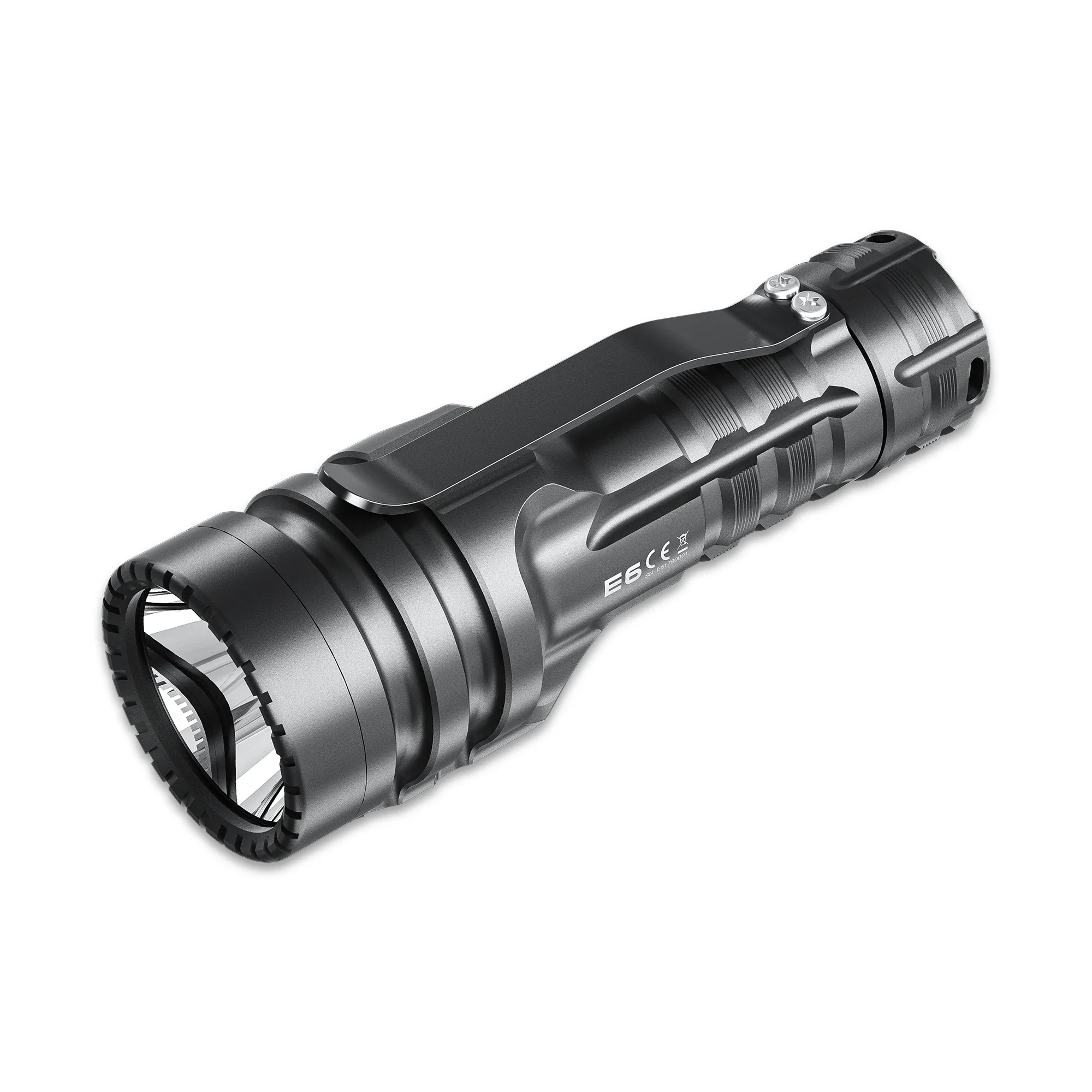 WUBEN E6 Compact EDC Flashlight USB Rechargeable 900Lumens Include Battery