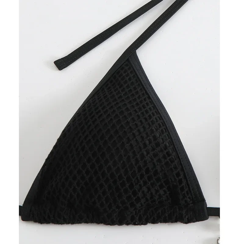 3 ชิ้น Halter บิกินี่ 2025 ผู้หญิงชุดว่ายน้ําชายหาด COVER-UPS ชุดว่ายน้ําเซ็กซี่หญิงชุดว่ายน้ําว่ายน้ําชุดว่ายน้ําชายหาด