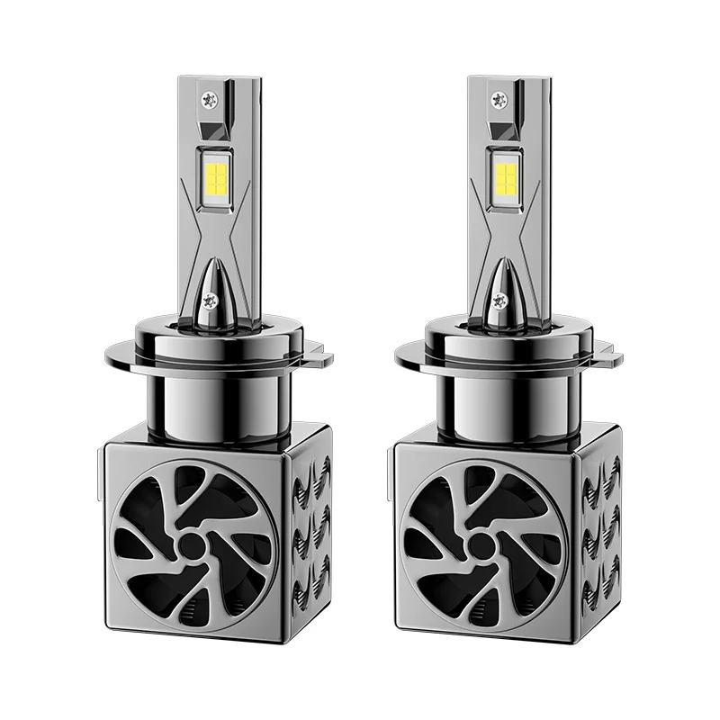New T65 80W LED Car Headlight Super Bright H1 H11 H7 Integrated H4 Far 9012   6000K Color Temperature Aluminum 12V 6500