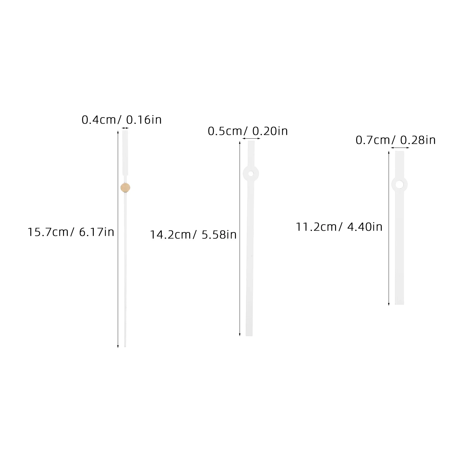 

5pcs 5 Pack Clock Pointer Wall DIY Hands Replacement Parts Clockmovement High Torque Kit