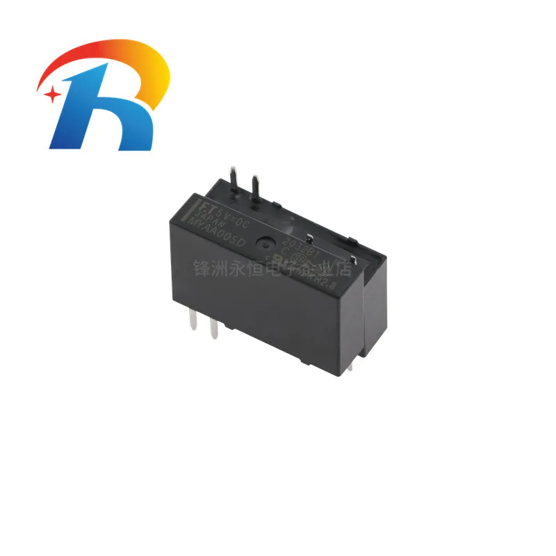 Free shipping 10PCS 100%Original New FT MYAA005D 5VDC MYAA024D 24VDC 4PIN 5A Power Relay