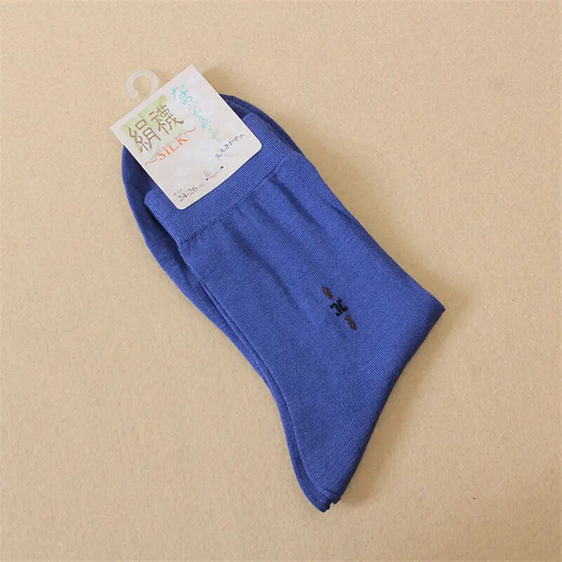 10 Pairs Mulberry Silk Natural Socks Silk Luxury Breathable Men Comfortable Thin