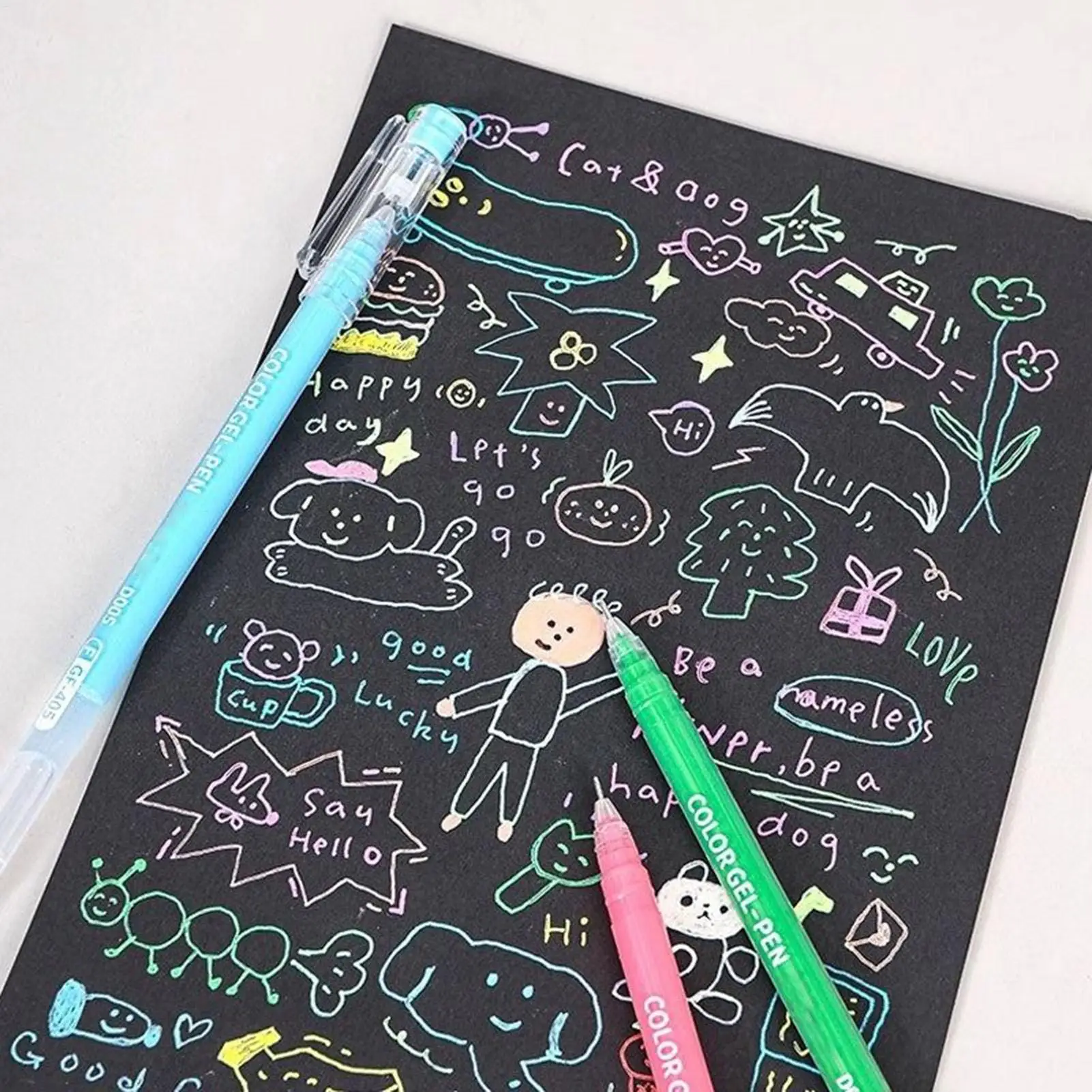 

Gel Pens For Journaling Fine Tip Colorful Smooth Writing Gel Pens Colored Paint Markers For Kids Adults Drawing Scrapbooking