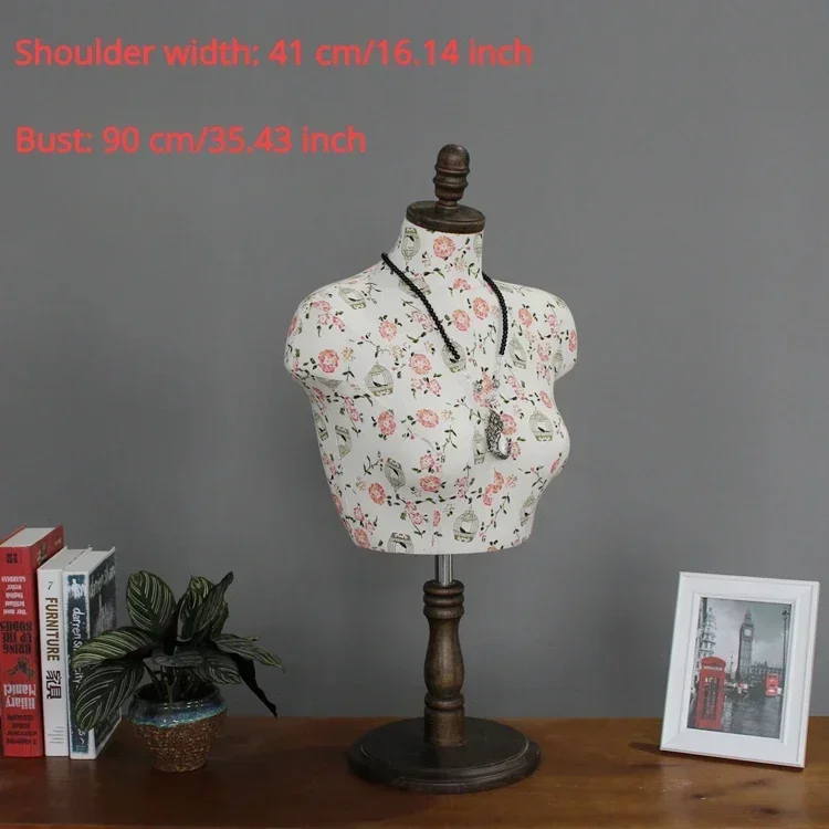 ジュエリーディスプレイ用チェストマネキン トルソー女性上半身フォームマネキンショー蝶ネクタイとスカーフ