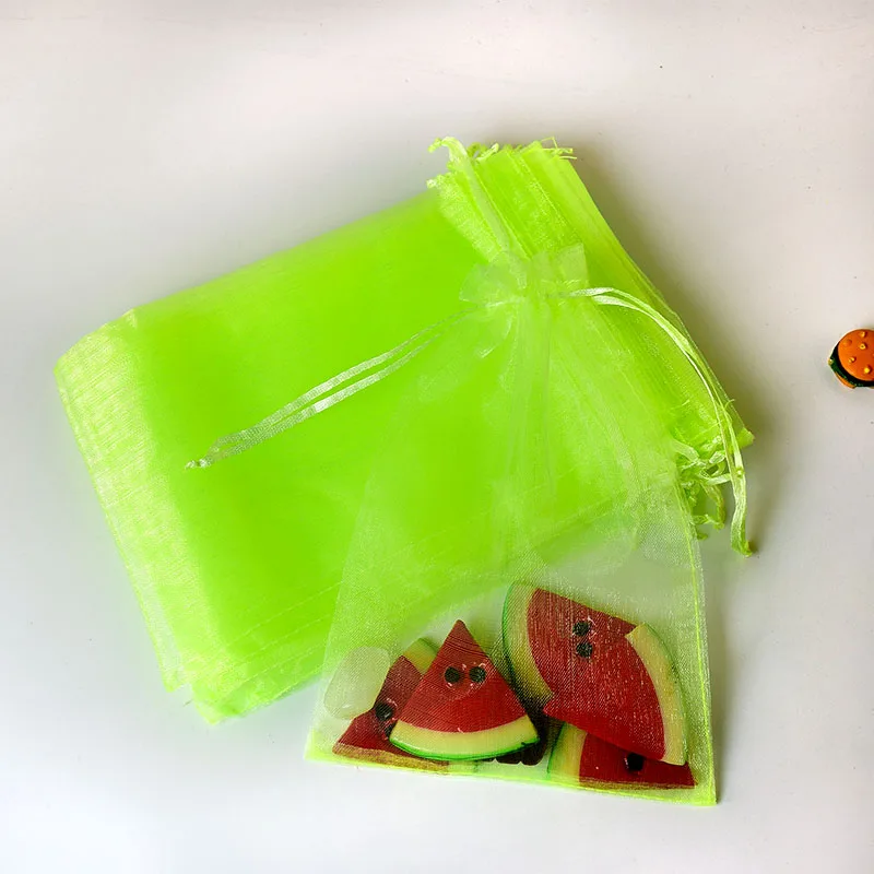 30/50/100 Stück Obst- und Gemüseschutzbeutel, insektensichere und vogelsichere Netzbeutel für Erdbeer- und Traubengärten