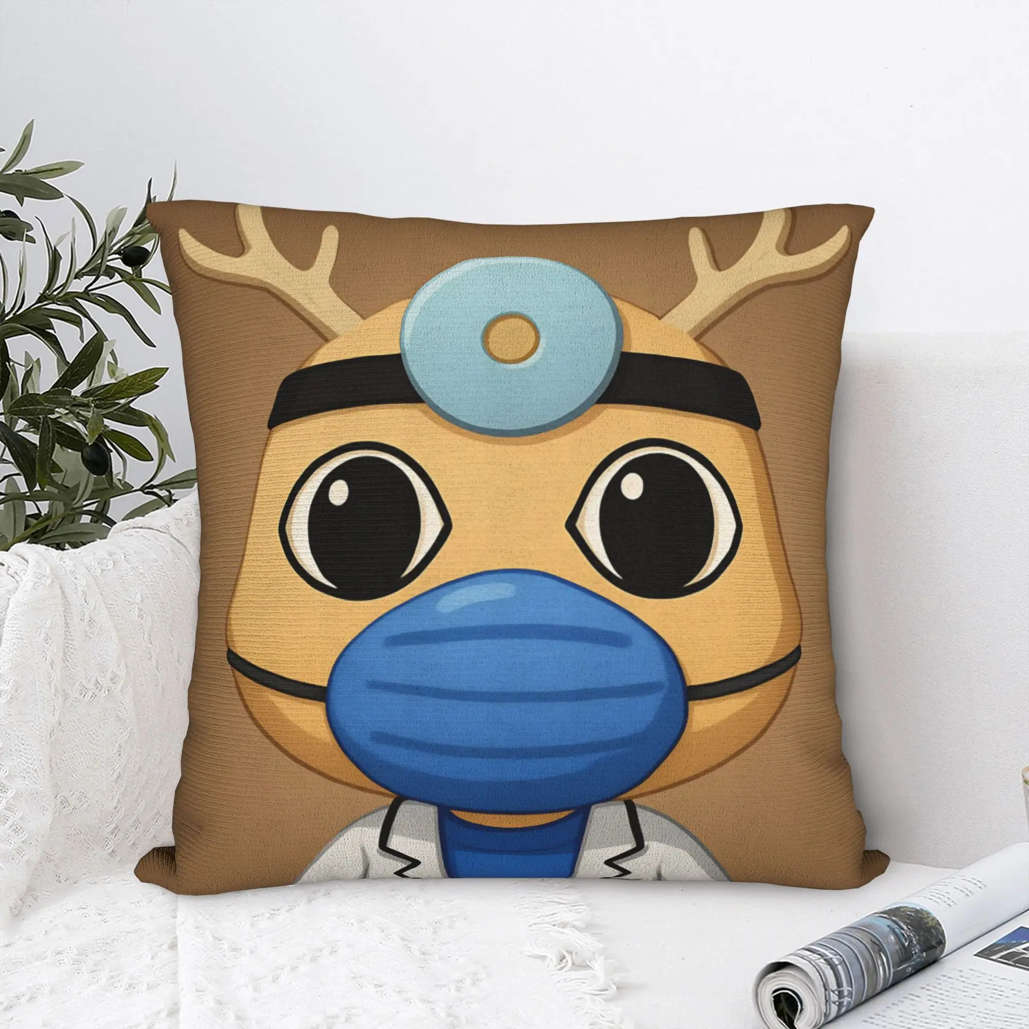 Printed Animals Dr.Harlow Hospitals Pillowcase Polyester Cushion Cover Decorations Cartoon Game Pillow Case Cover Drop Shipping