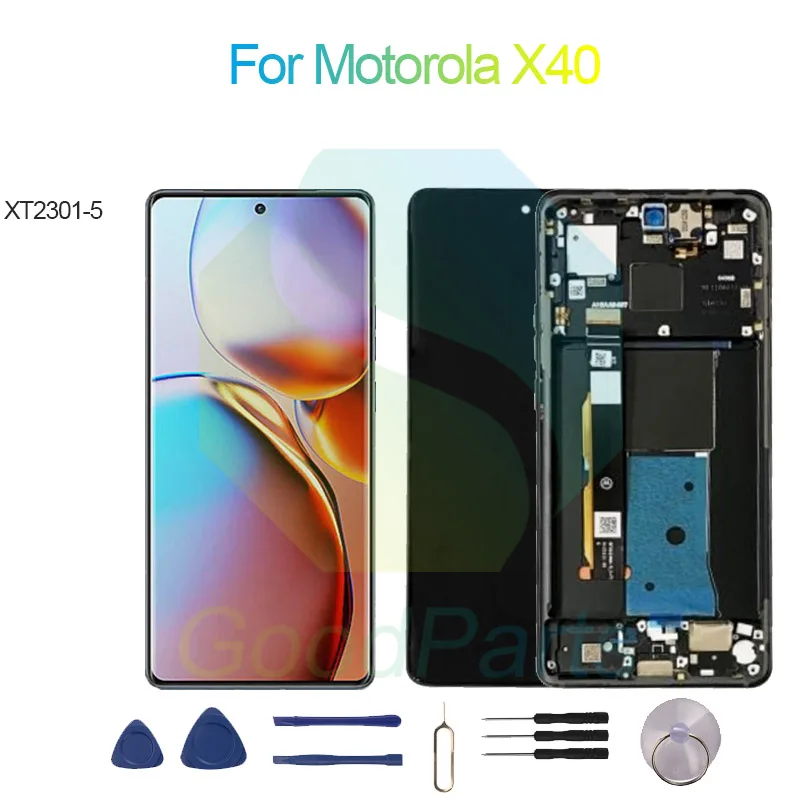 

For Motorola X40 Screen Display Replacement 2400*1080 XT2301-5 For Moto X40 LCD Touch Digitizer