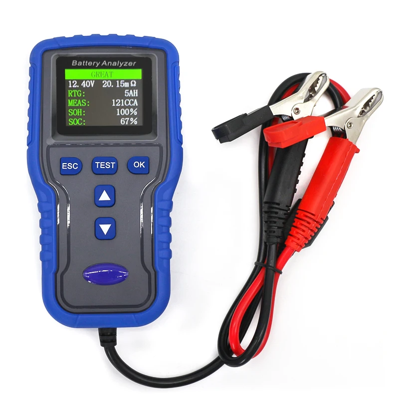 TM2020A High Precision 12V 24V Battery Internal Resistance Life Capacity Tester Car Battery Analyzer