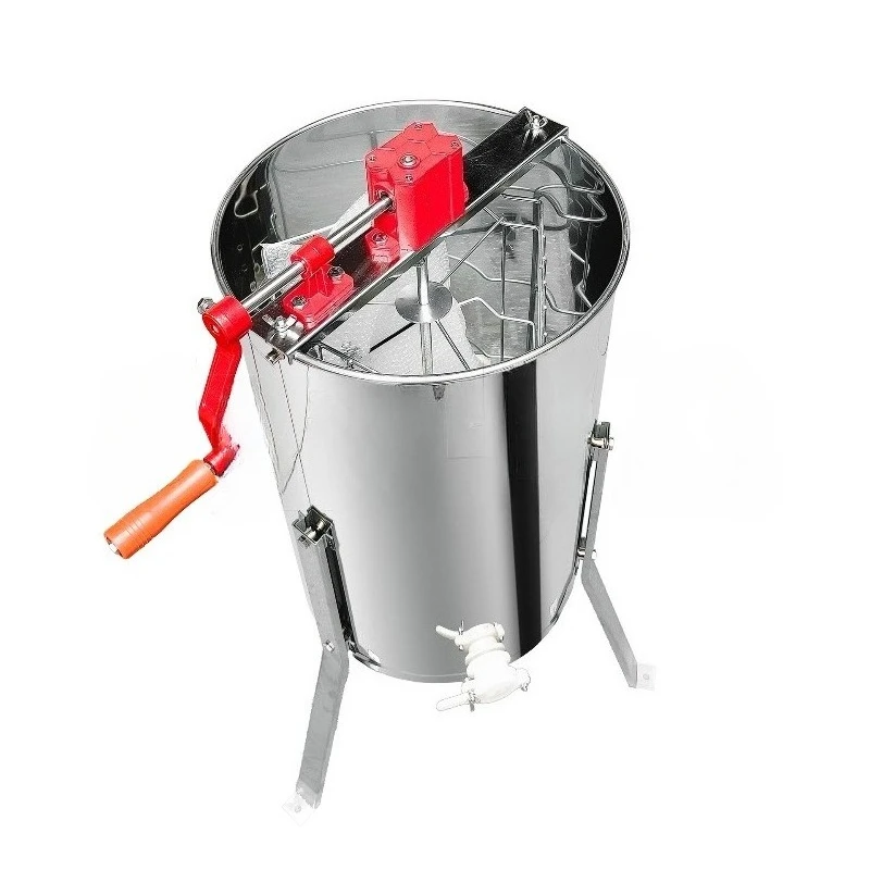 3 frame stainless steel manual honey shaker with bracket honey separator sugar beekeeper beekeeping tool