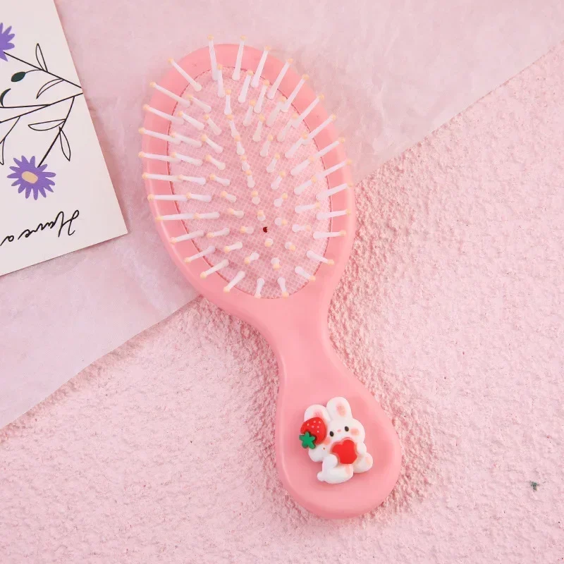 Cute Cartoon Small Hair Comb Children Air Cushion Comb Girl Portable Anti-static Head Massage Hairbrush Barber Salon Accessories