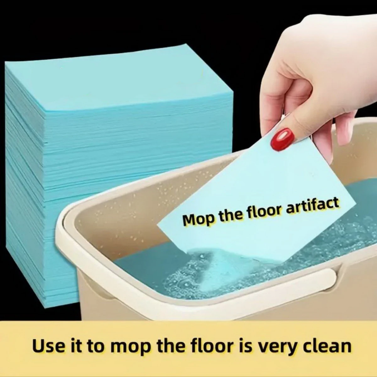 Multi-Functional Household Floor Cleaning Sheets Fragrant Decontamination Tile Brightening Cleaning Supply for Tile Floors