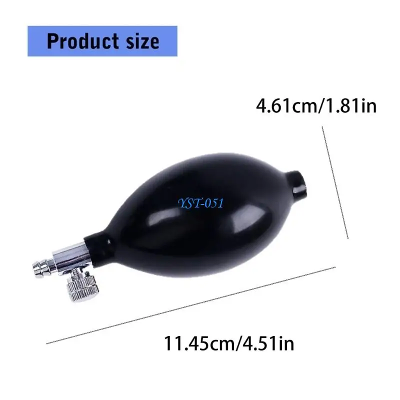 E15A Healthcare Latex Air Bladder with Steel Component Flexible Latex Inflation Ball for Monitoring Machine Replacement Part