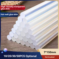 10/20/30/50PCS 7mmx150mm Strong Adhesive Transparent Hot Melt Glue Sticks for Electric Glue Gun DIY Craft Hand Repair Kits