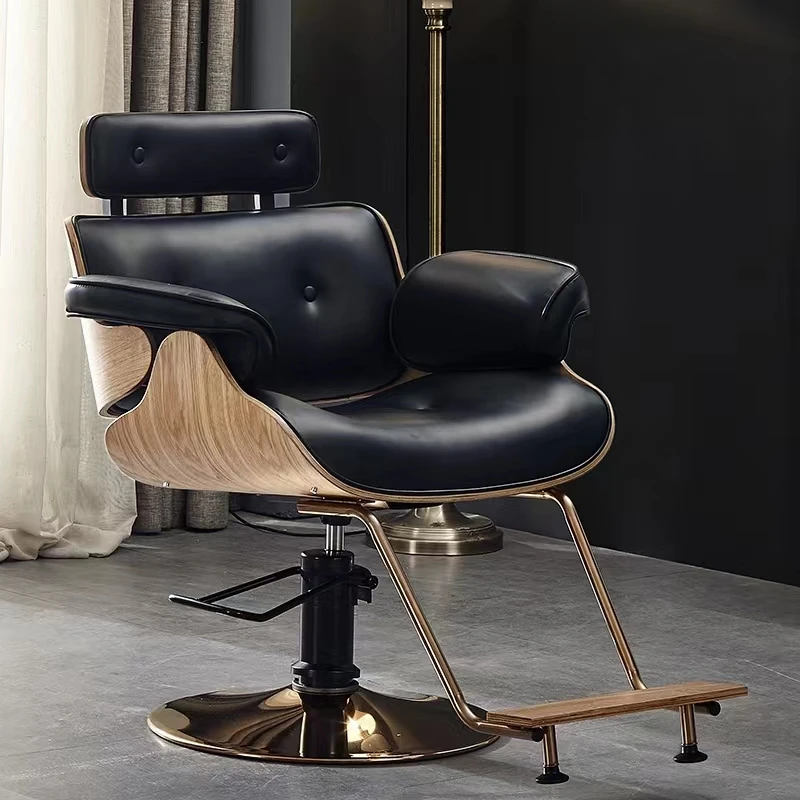 

Luxury barber chair Pedicure Recliner Kfsee barber chair Rolling Equipment Cadeira De Salão De Beleza Hair Salon Furniture