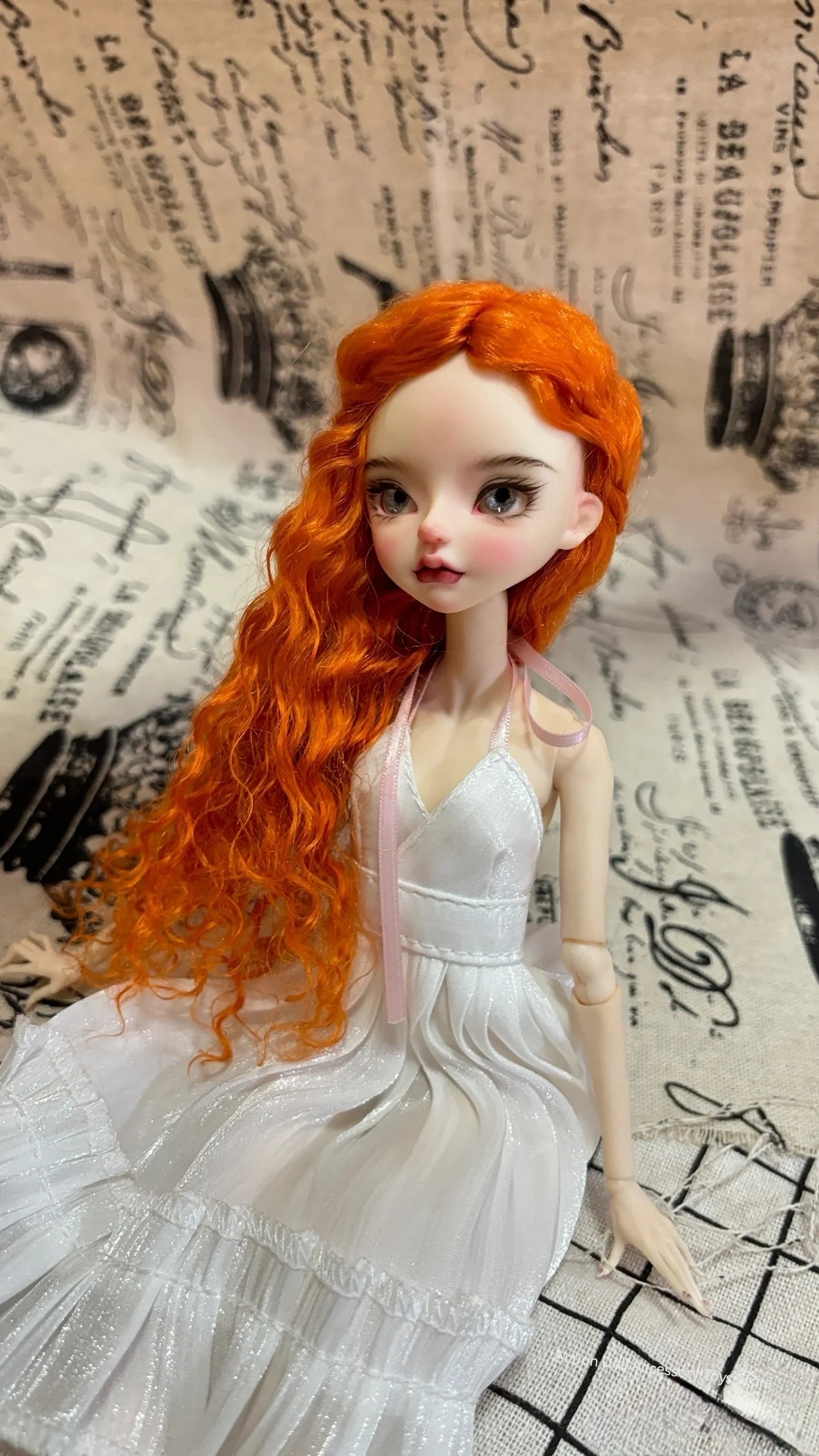 1PCS Fashion style clothes Blythe doll outfit lace one-piece White dress 1/6 30cm(Fit for Pullip, Ob22/24/26, Licca)