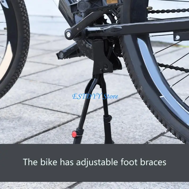 

G6DE Bike Kick Stands Mountain Bike Leg Kick Stands for 24-29inch Bike Bipod Kick Stands Double Leg Bike Kick Stands
